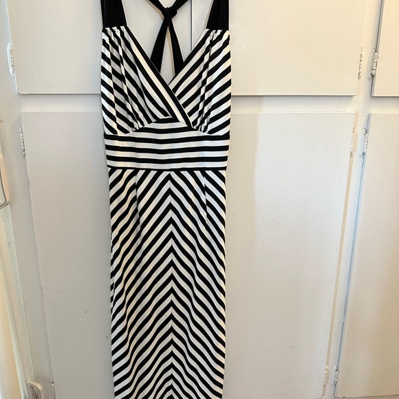 Stop Staring Vintage Barbie Style Stripe Dress Sz. L - Picture 2 of 5